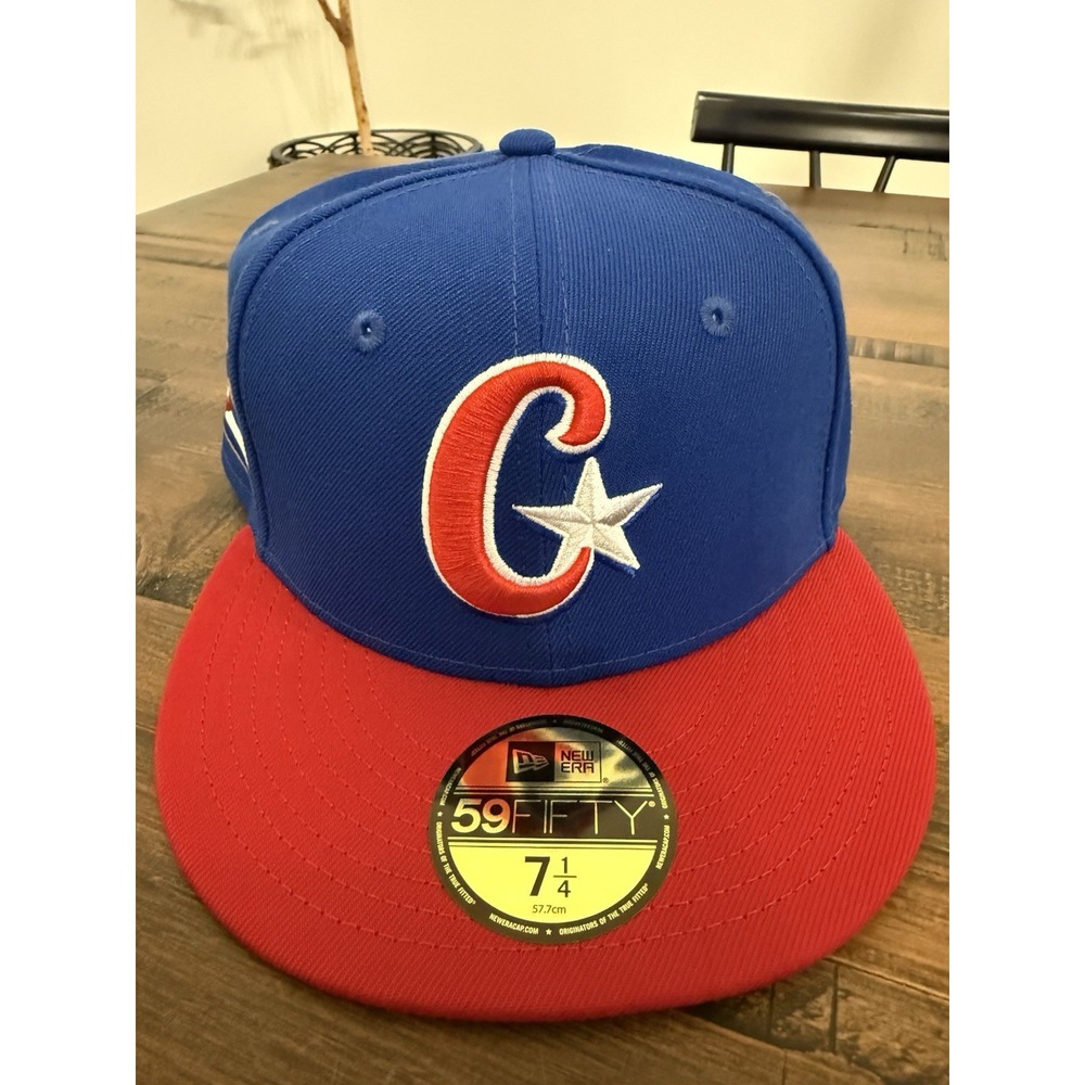 Cuba Hat Cap Fitted Mens 7 1/4 Blue World Baseball Classic New Era 59FIFTY NEW
